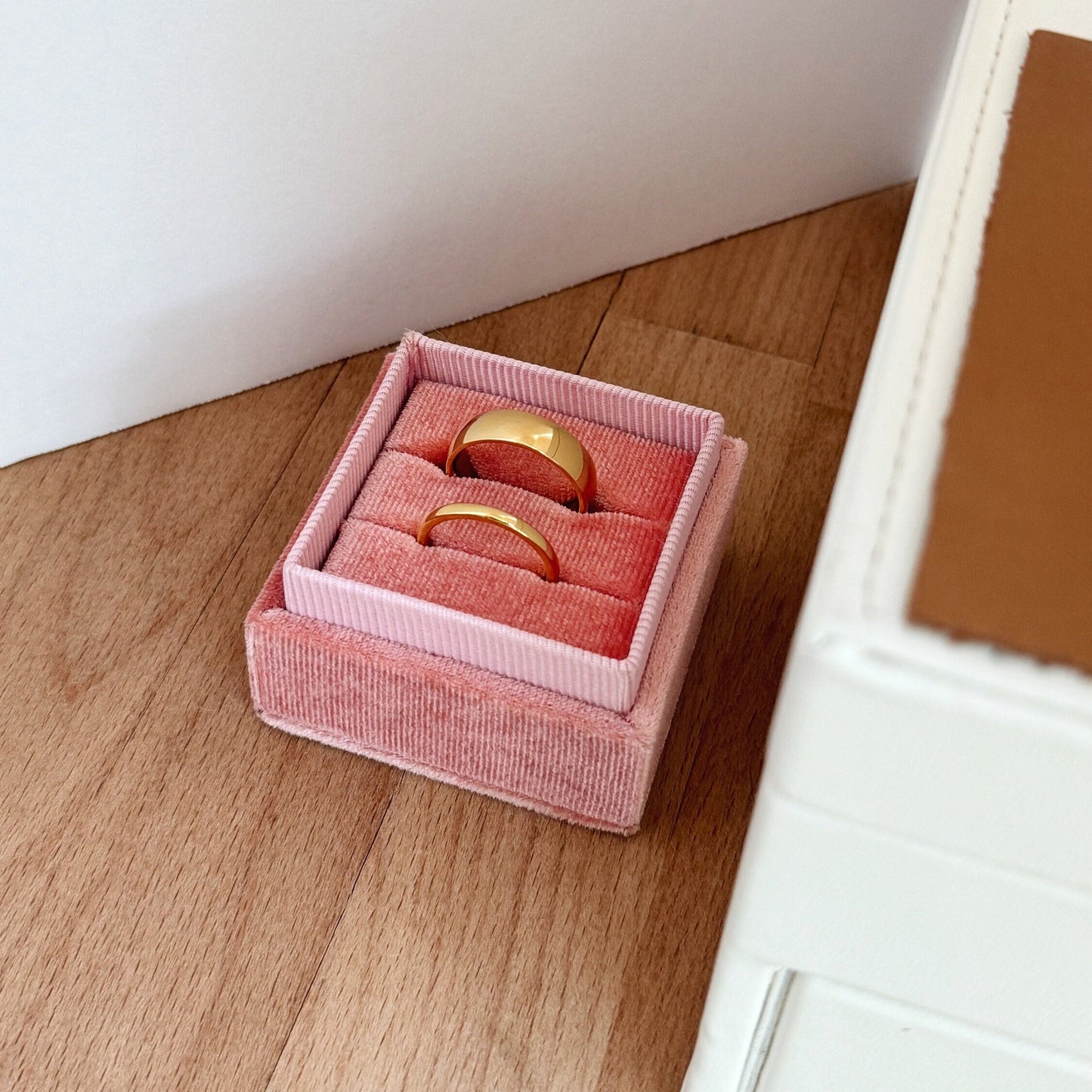 Personalized Ring Set, Gold Filled Couples Rings, Customizable Matching Rings, Promise Ring for Couples, Custom Ring, Engraved Wedding Bands