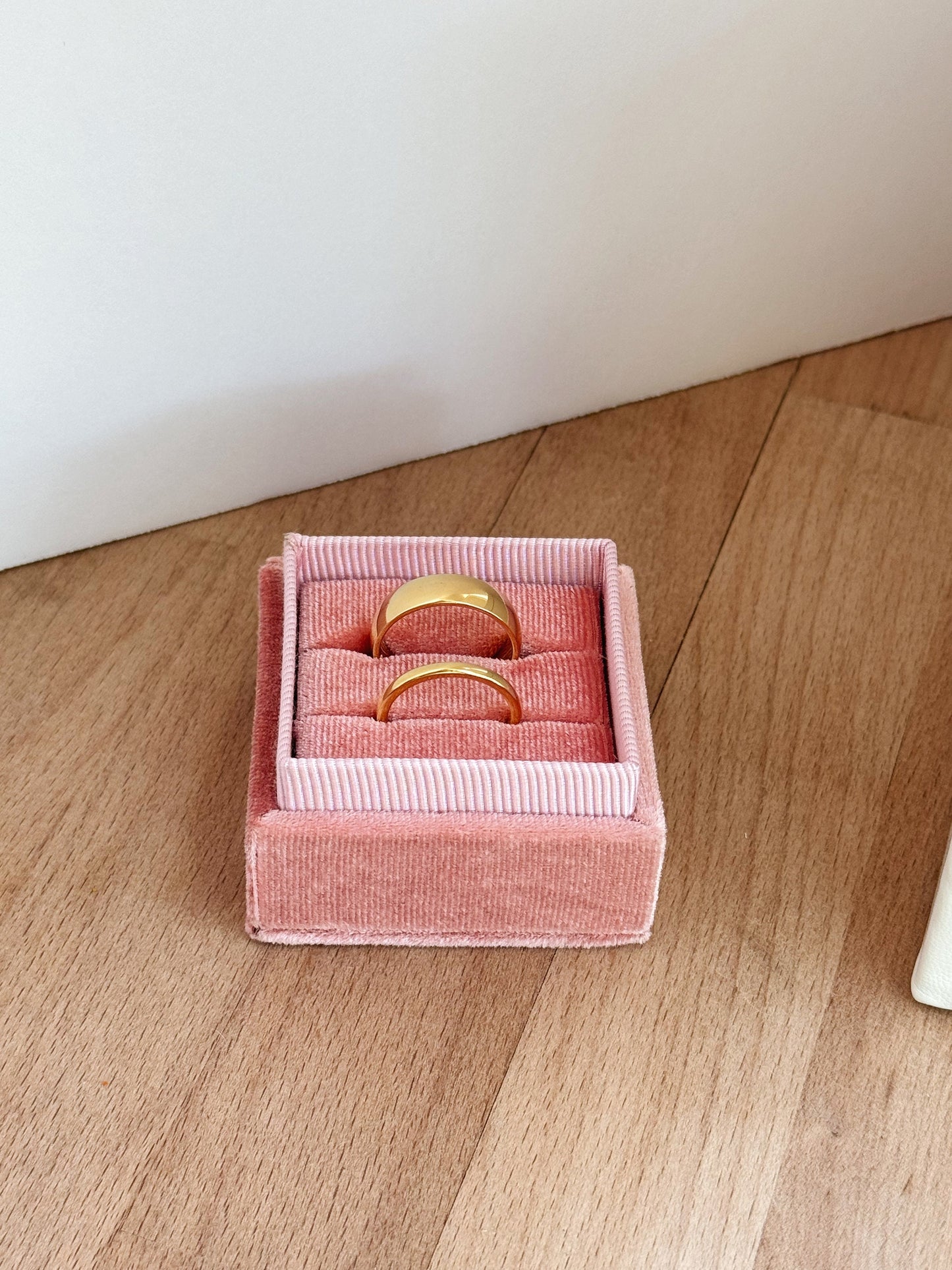 Personalized Ring Set, Gold Filled Couples Rings, Customizable Matching Rings, Promise Ring for Couples, Custom Ring, Engraved Wedding Bands