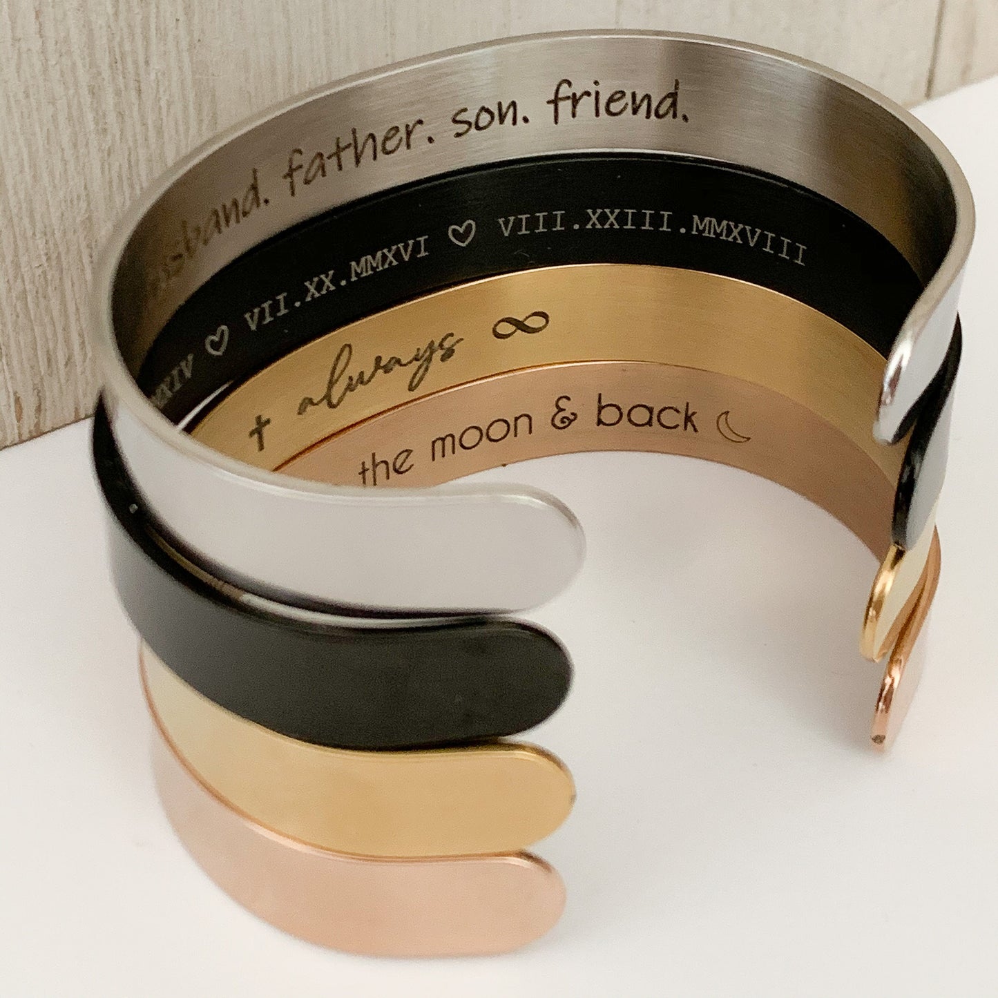 Men’s Bracelet Personalized, Wide Cuff Bracelet, Men’s Jewelry, Roman Numerals Bracelet, Anniversary Gift for Him, Men’s Anniversary Gift