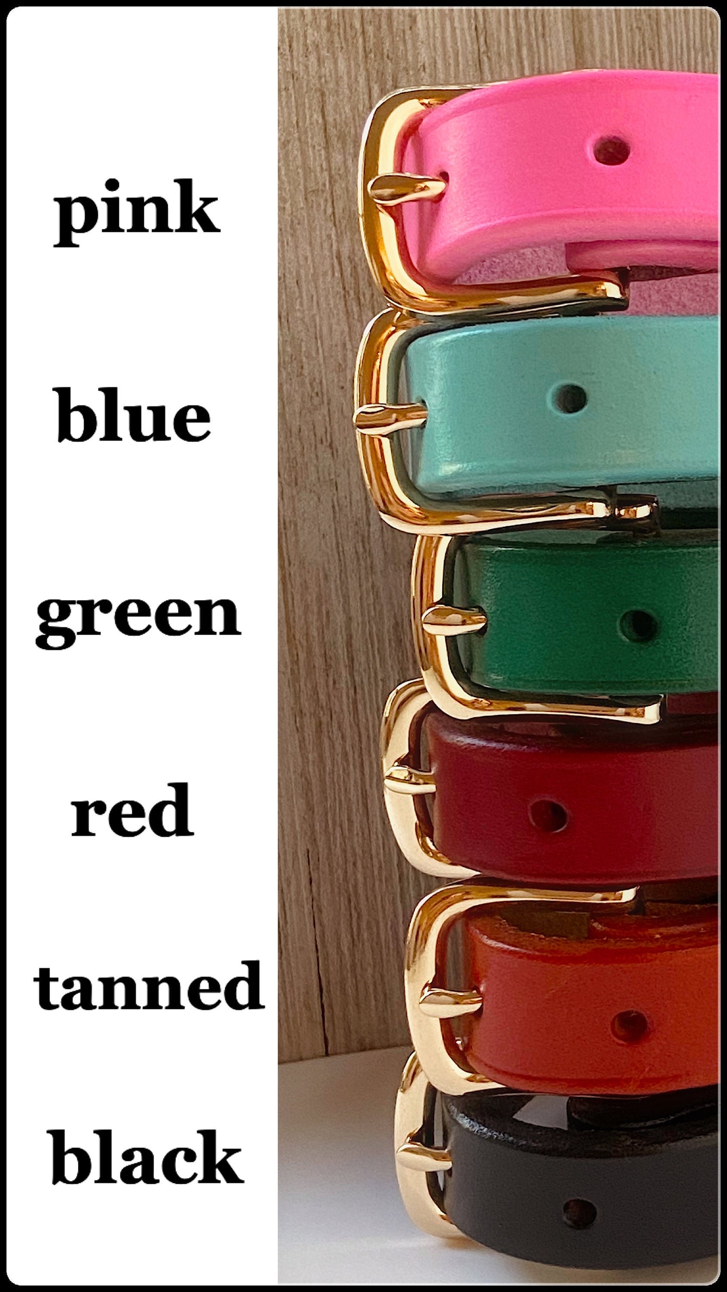 Pink Leather Dog Collar, Personalized Pet Collar, Brass Plate Collar for Dogs, Custom Collar, Engraved Collar, Personalized Collar for Dogs