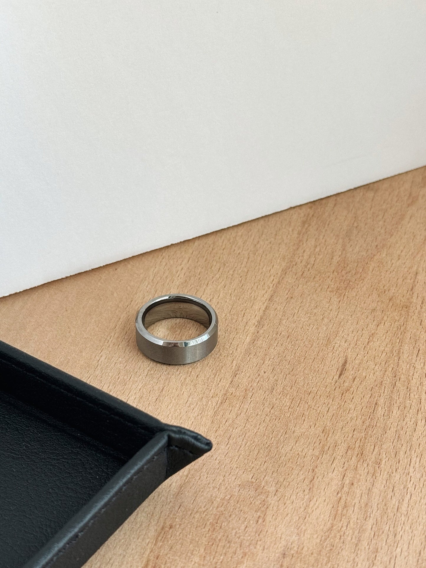 Personalized Silver Tungsten Wedding Band, Engraved Wedding Ring, Custom Ring, Mens Ring, Brushed Silver Wedding Band, Personalize Mens Ring