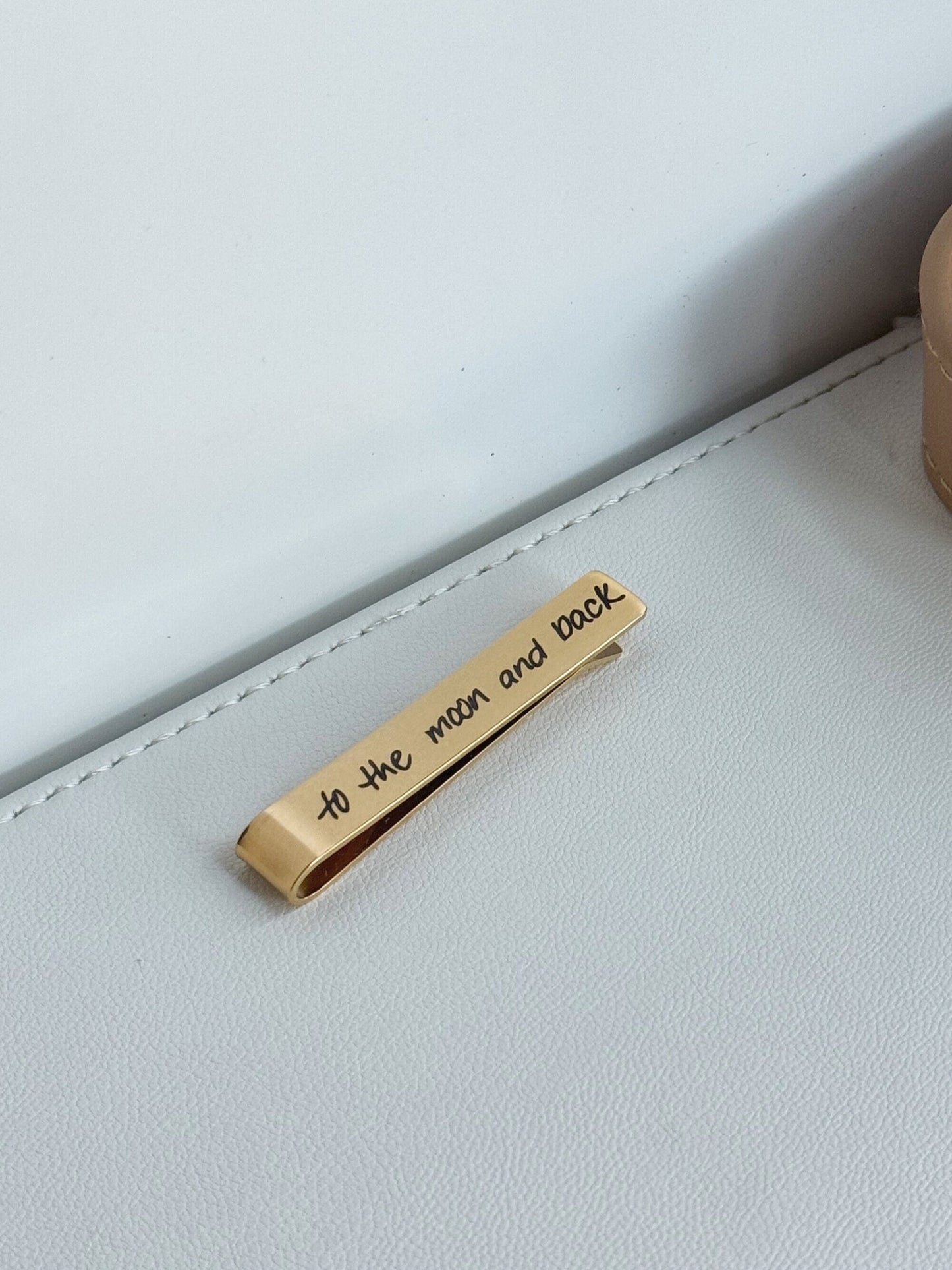 Personalized Gold Tie Bar, Gift For Men’s Gift Custom Wedding Gift Engraved Tie Clip Gif For Him Anniversary Valentines Day Gift Birthday