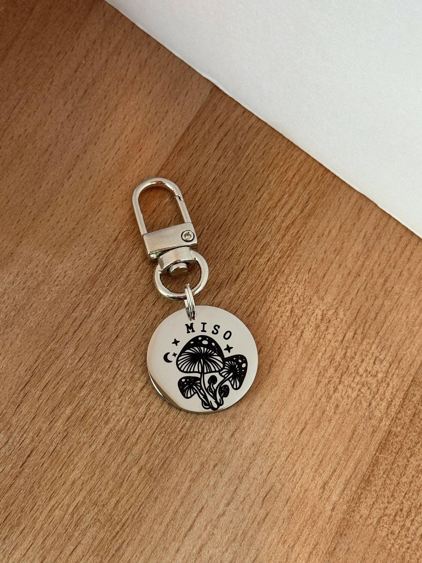 Custom Mushroom Dog Tag, Custom Pet ID Tag, Dog Name Tag, Dog Tag for Dogs, Dog Tag Personalized, Dog Name Tag, Puppy Tag, Pet ID Tag Dogs