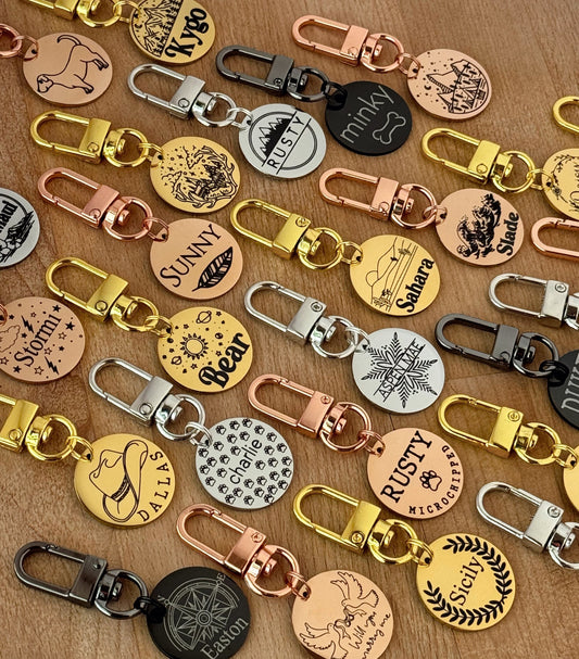 Custom Dog Name Tag, Dog ID Tag, Dog Tag for Dogs, Custom Pet Tag, Personalized Dog Tag, Pet ID Tag, Gold Mountains Dogs Tag, Steel Pet Tags