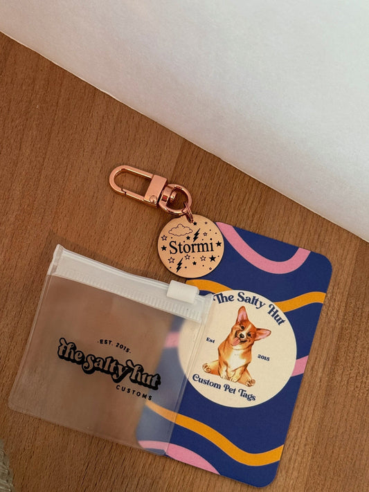 Storm Dog Tag, Custom dog tag, Pet Tag, Dog ID Tag, Pet Name Tag, Dog Tag for Dogs, Dog collar tag, Engraved Pet tag, Personalized Dog Tag