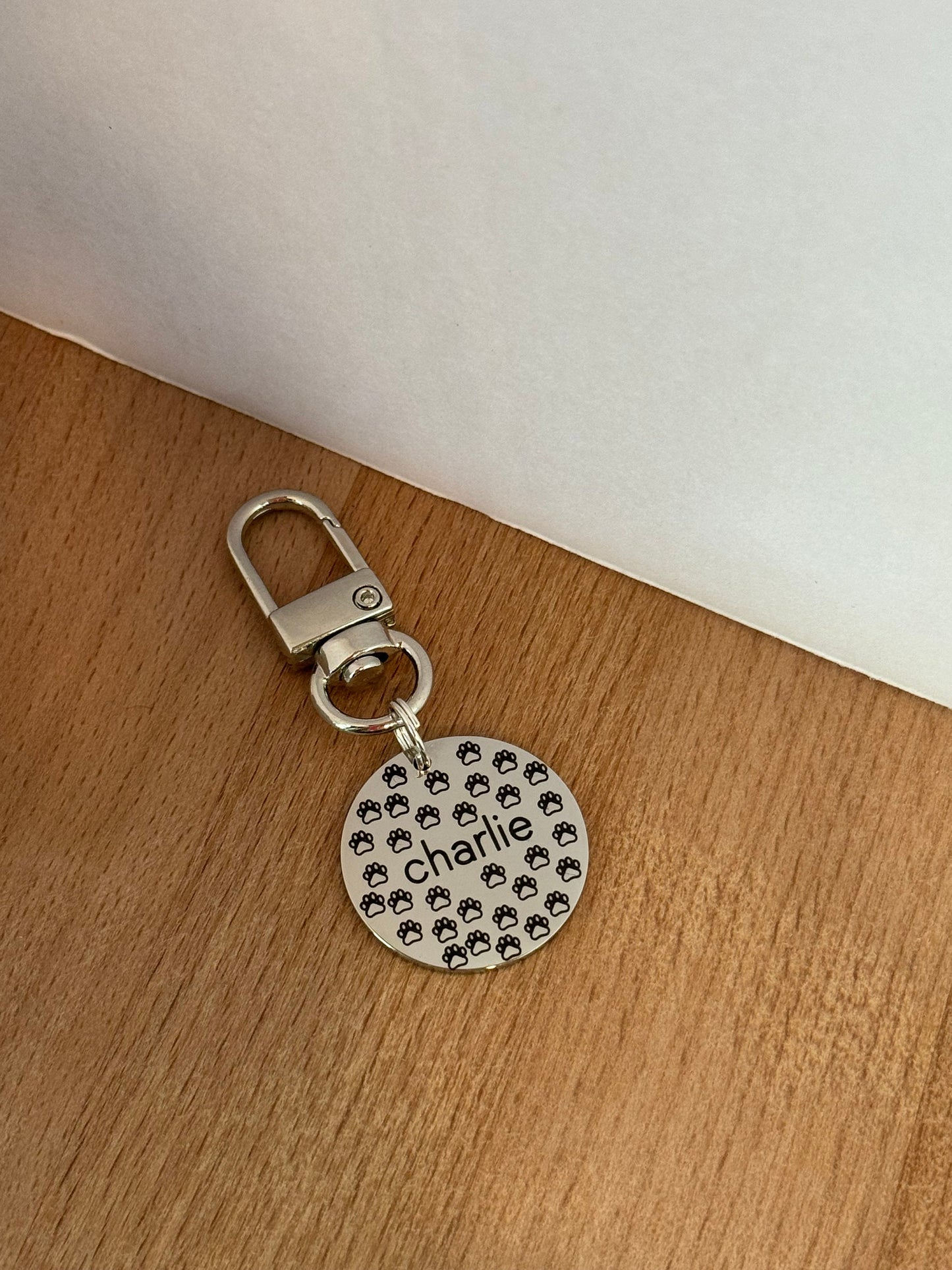 Personalized Paw Print Dog Tag, Custom Pet Name Tag, Dog Name Tag, Dog Tag for Dogs, Dog Tag Personalized, Custom Dog Name Tag, Pet ID Tag