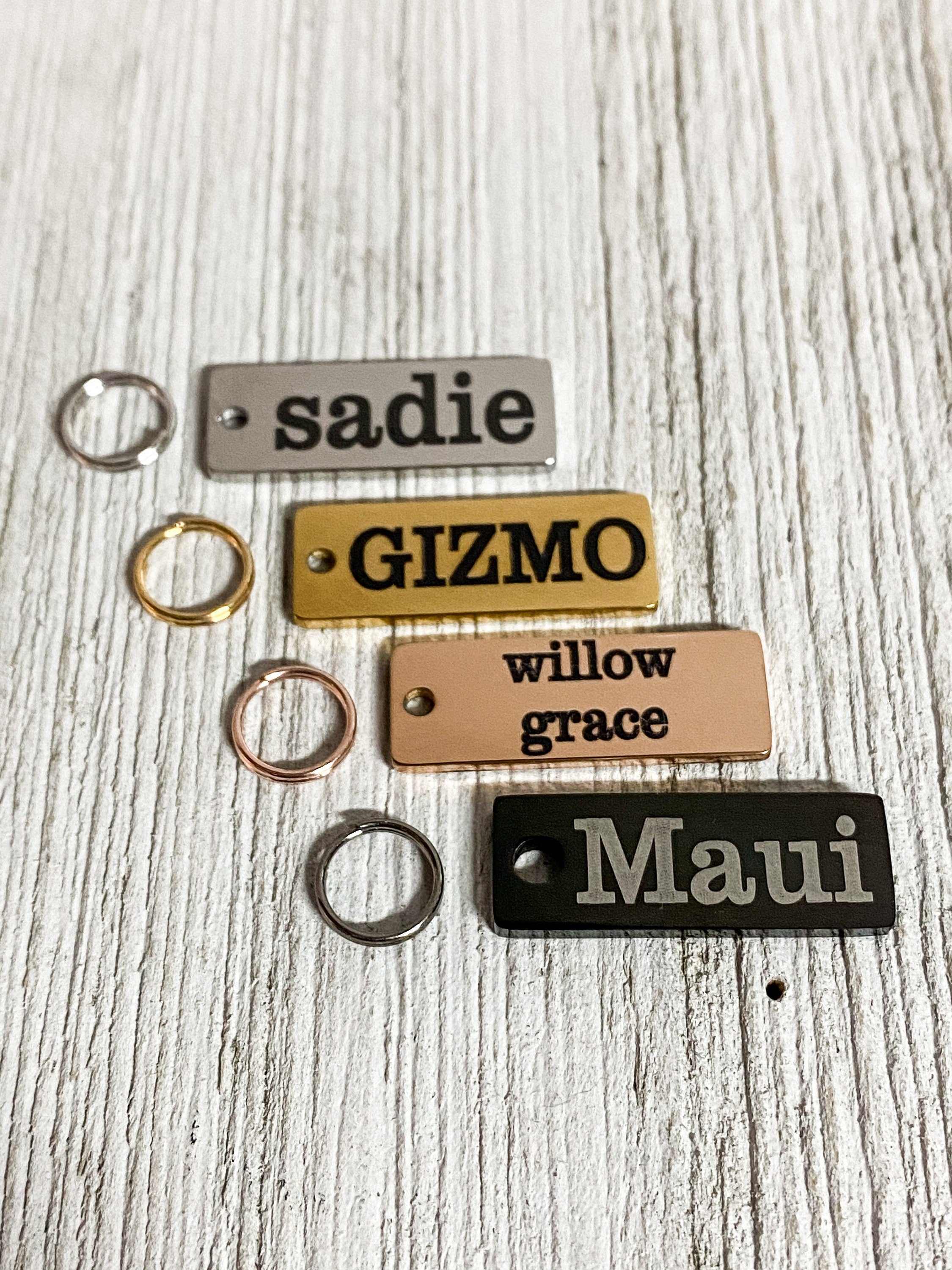 Personalized cat tags fashion